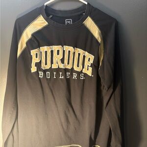 Purdue college Black Long Sleeve Shirt